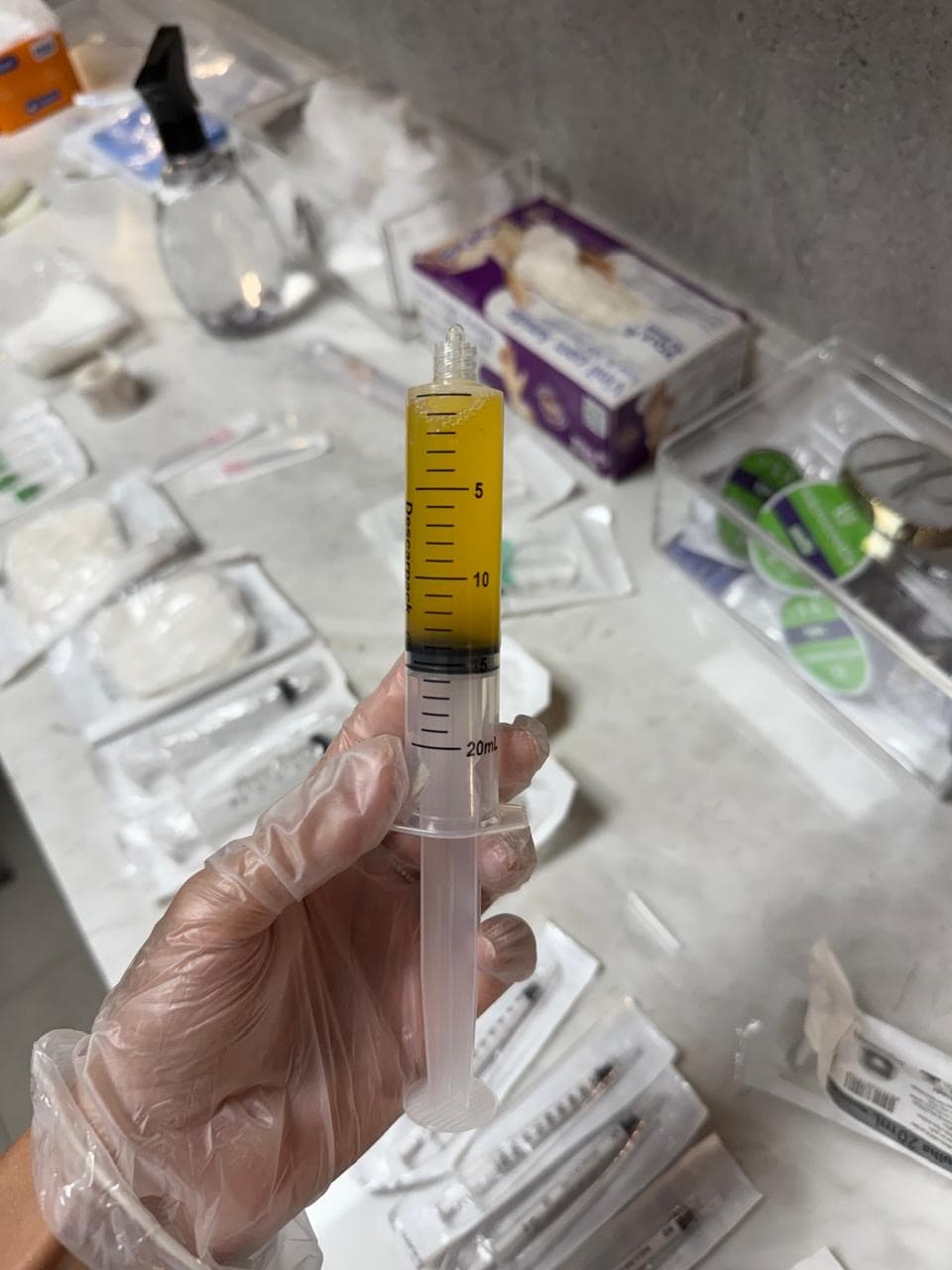 Plasma centrifugado, pronto para aplicação